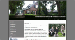 Desktop Screenshot of hondenpensionachteraf.nl